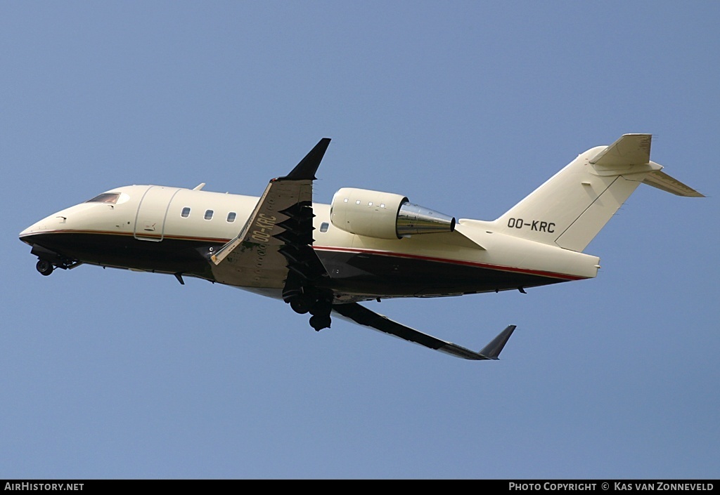 Aircraft Photo of OO-KRC | Bombardier Challenger 604 (CL-600-2B16) | AirHistory.net #230539