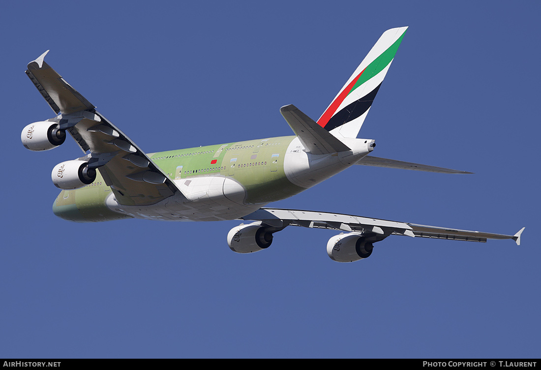 Aircraft Photo of F-WWSZ | Airbus A380-861 | Emirates | AirHistory.net #230559