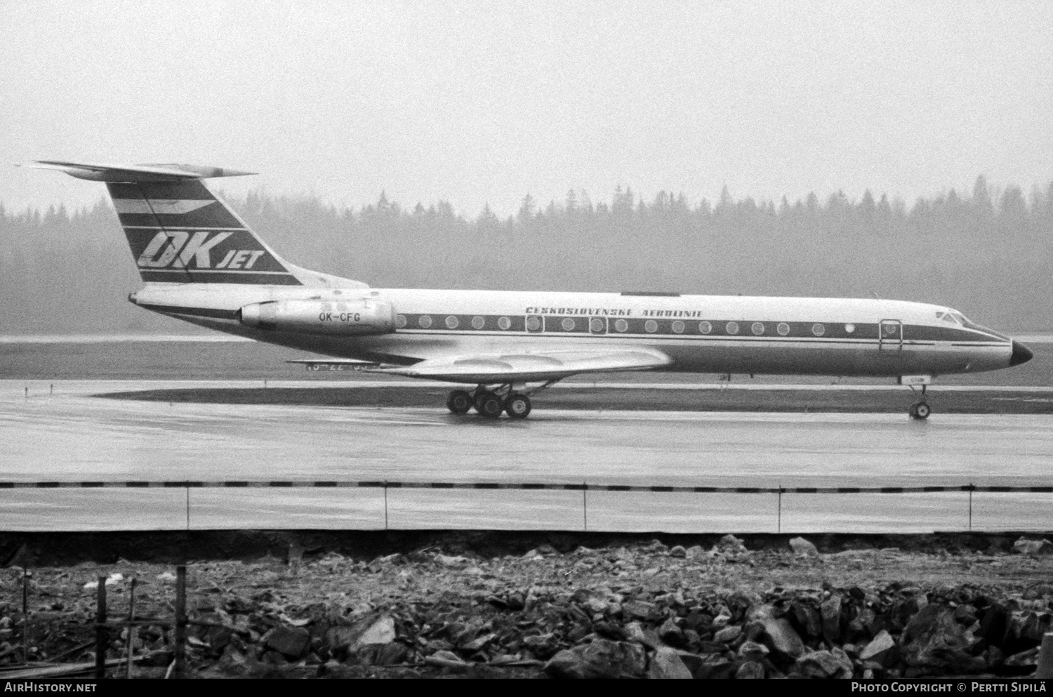 Aircraft Photo of OK-CFG | Tupolev Tu-134A | ČSA - Československé Aerolinie - Czechoslovak Airlines | AirHistory.net #230571