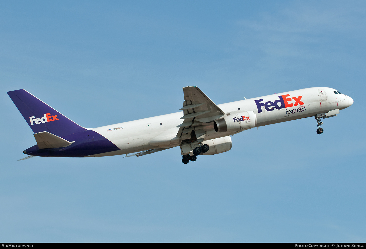 Aircraft Photo of N918FD | Boeing 757-23A(SF) | FedEx Express - Federal Express | AirHistory.net #230575