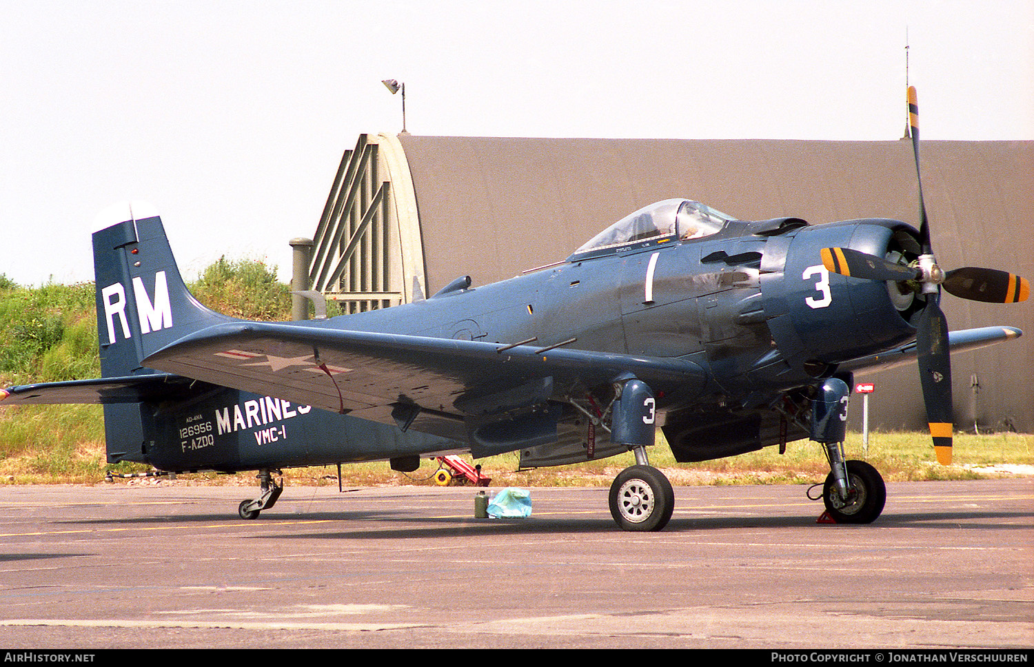 Aircraft Photo of F-AZDQ / 126956 | Douglas A-1D Skyraider (AD-4NA) | USA - Marines | AirHistory.net #230582
