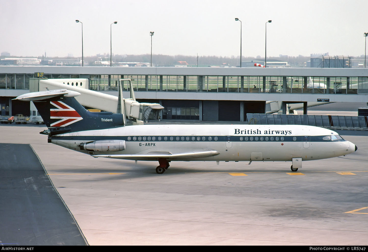 Aircraft Photo of G-ARPK | Hawker Siddeley HS-121 Trident 1C | British Airways | AirHistory.net #230583