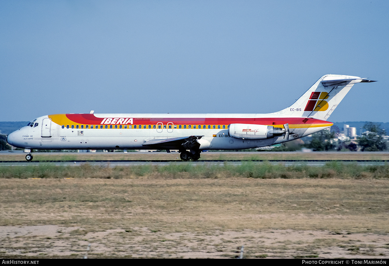 Aircraft Photo of EC-BIS | McDonnell Douglas DC-9-32 | Iberia | AirHistory.net #230593