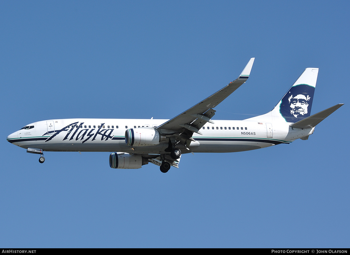 Aircraft Photo of N506AS | Boeing 737-890 | Alaska Airlines | AirHistory.net #230637