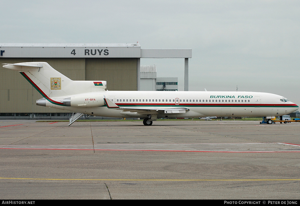 Aircraft Photo of XT-BFA | Boeing 727-282/Adv(RE) Super 27 | Burkina Faso Government | AirHistory.net #230640