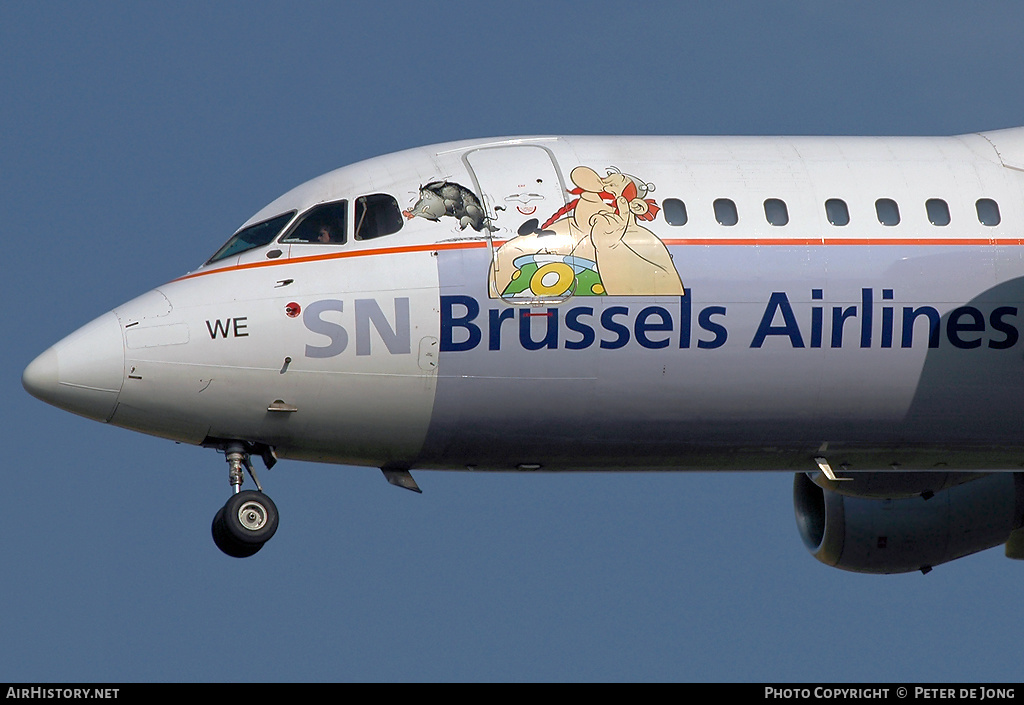 Aircraft Photo of OO-DWE | British Aerospace Avro 146-RJ100 | SN Brussels Airlines | AirHistory.net #230641