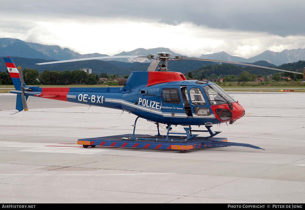 Aircraft Photo of OE-BXI | Aerospatiale AS-350B-1 Ecureuil | Polizei | AirHistory.net #230646