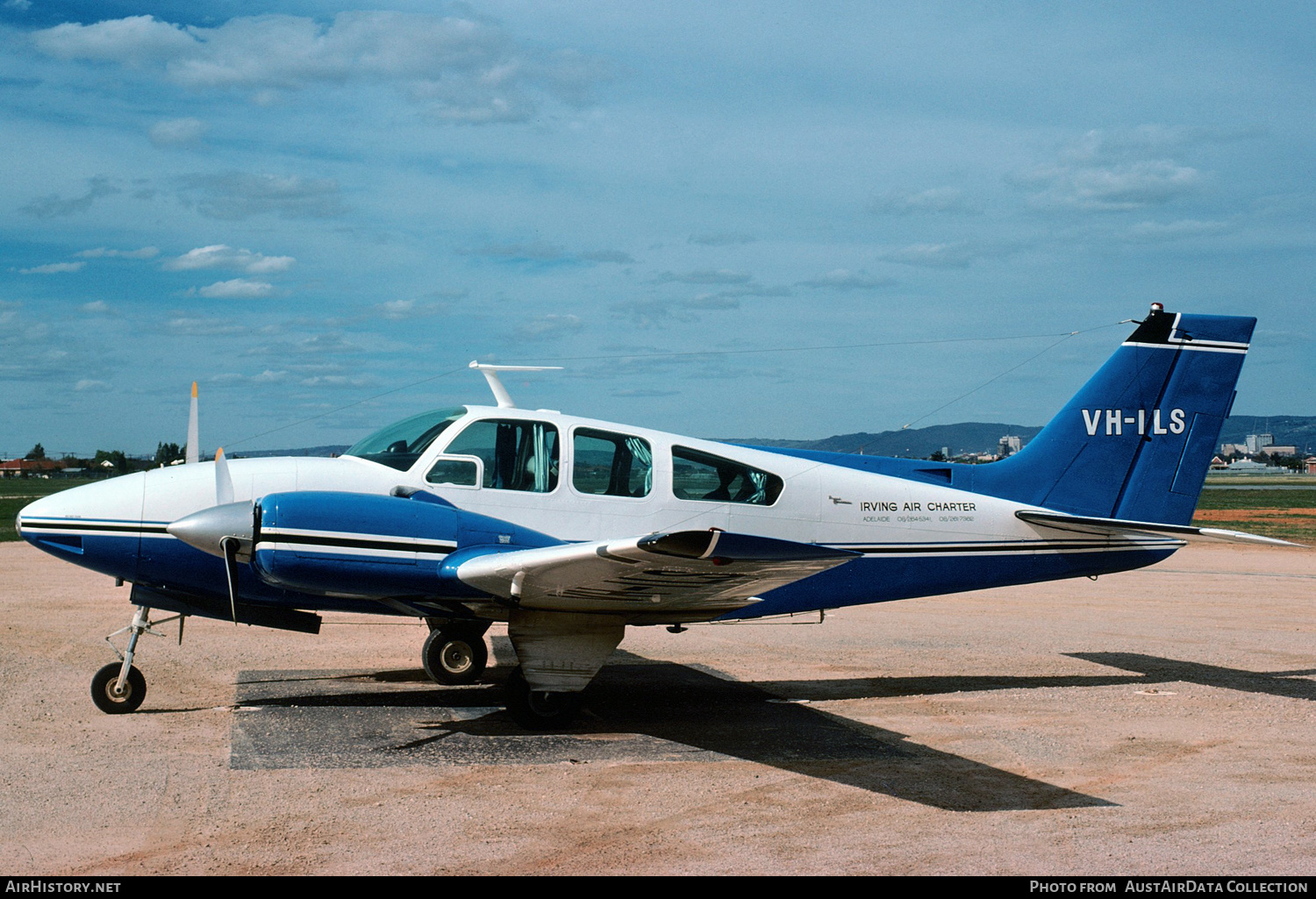 Aircraft Photo of VH-ILS | Beech C55 Baron (95-C55) | Irving Air Charter | AirHistory.net #230655