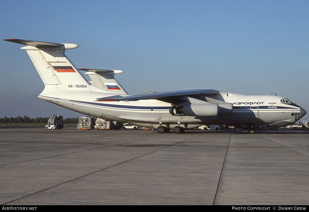Aircraft Photo of RA-76494 | Ilyushin Il-76TD | Aeroflot | AirHistory.net #230657