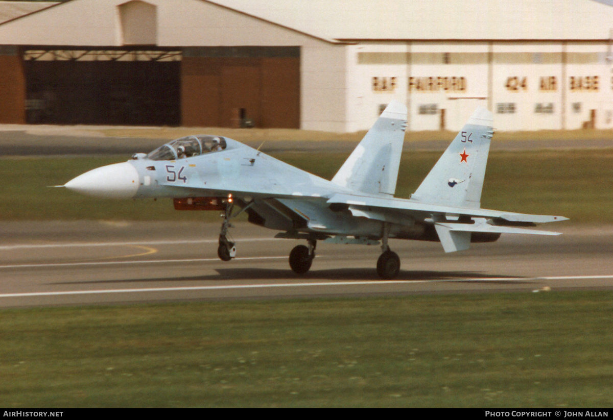 Aircraft Photo of 54 | Sukhoi Su-30... | Russia - Air Force | AirHistory.net #230663