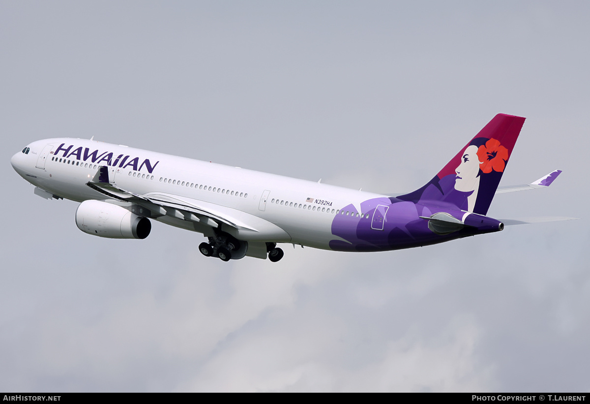 Aircraft Photo of N392HA | Airbus A330-243 | Hawaiian Airlines | AirHistory.net #230696