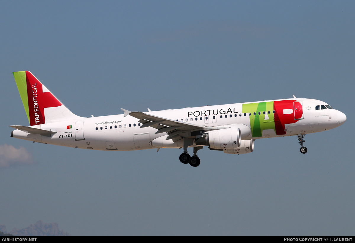 Aircraft Photo of CS-TNS | Airbus A320-214 | TAP Portugal | AirHistory.net #230697