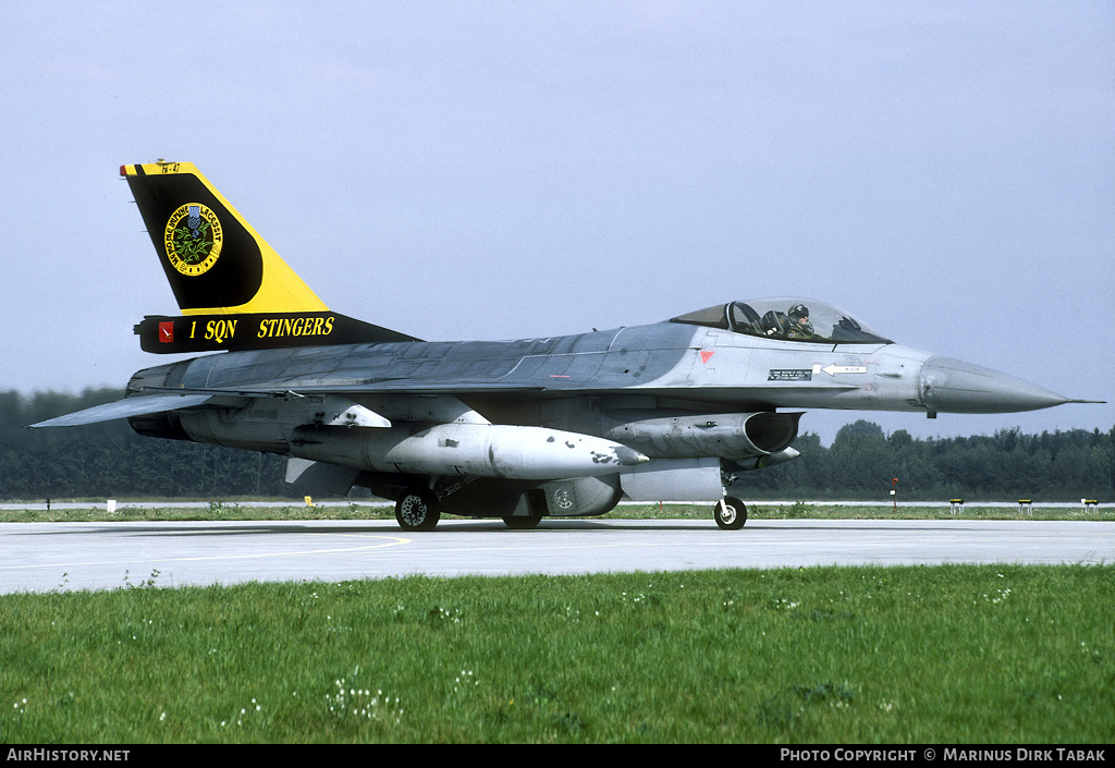 Aircraft Photo of FA-47 | General Dynamics F-16A Fighting Falcon | Belgium - Air Force | AirHistory.net #230737
