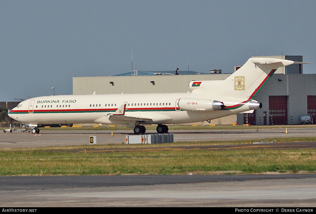 Aircraft Photo of XT-BFA | Boeing 727-282/Adv(RE) Super 27 | Burkina Faso Government | AirHistory.net #230743