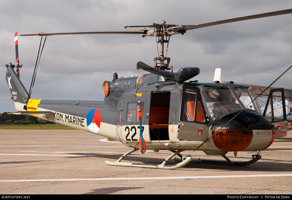 Aircraft Photo of PH-UEY / 227 | Agusta (I)UH-1 (AB-204B) | Netherlands - Navy | AirHistory.net #230757