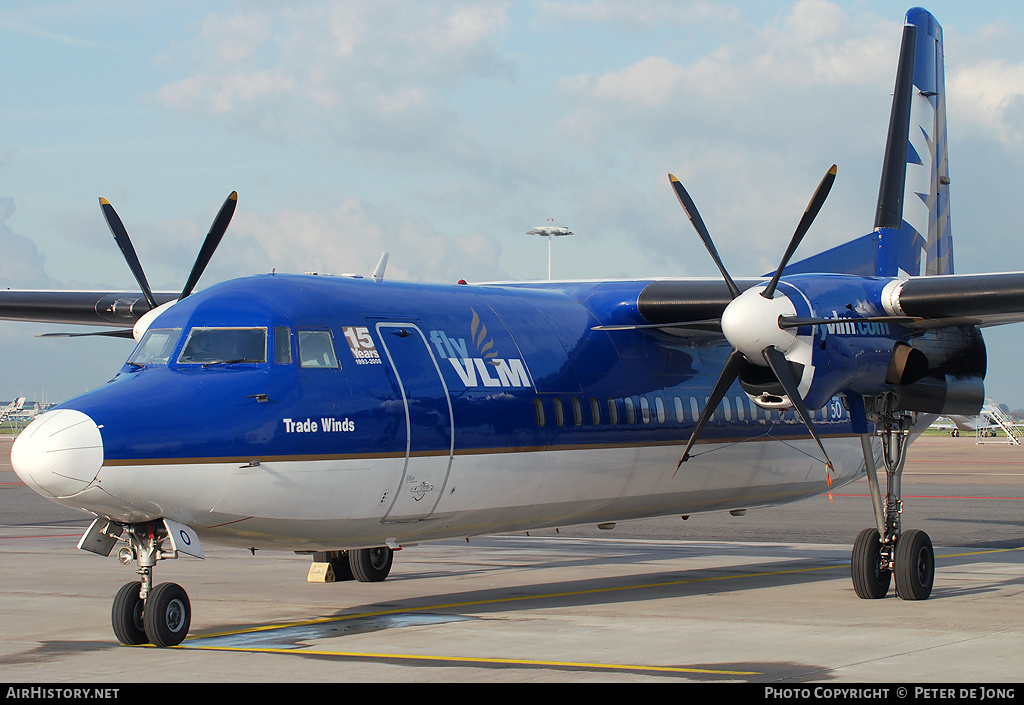 Aircraft Photo of OO-VLO | Fokker 50 | VLM Airlines | AirHistory.net #230767