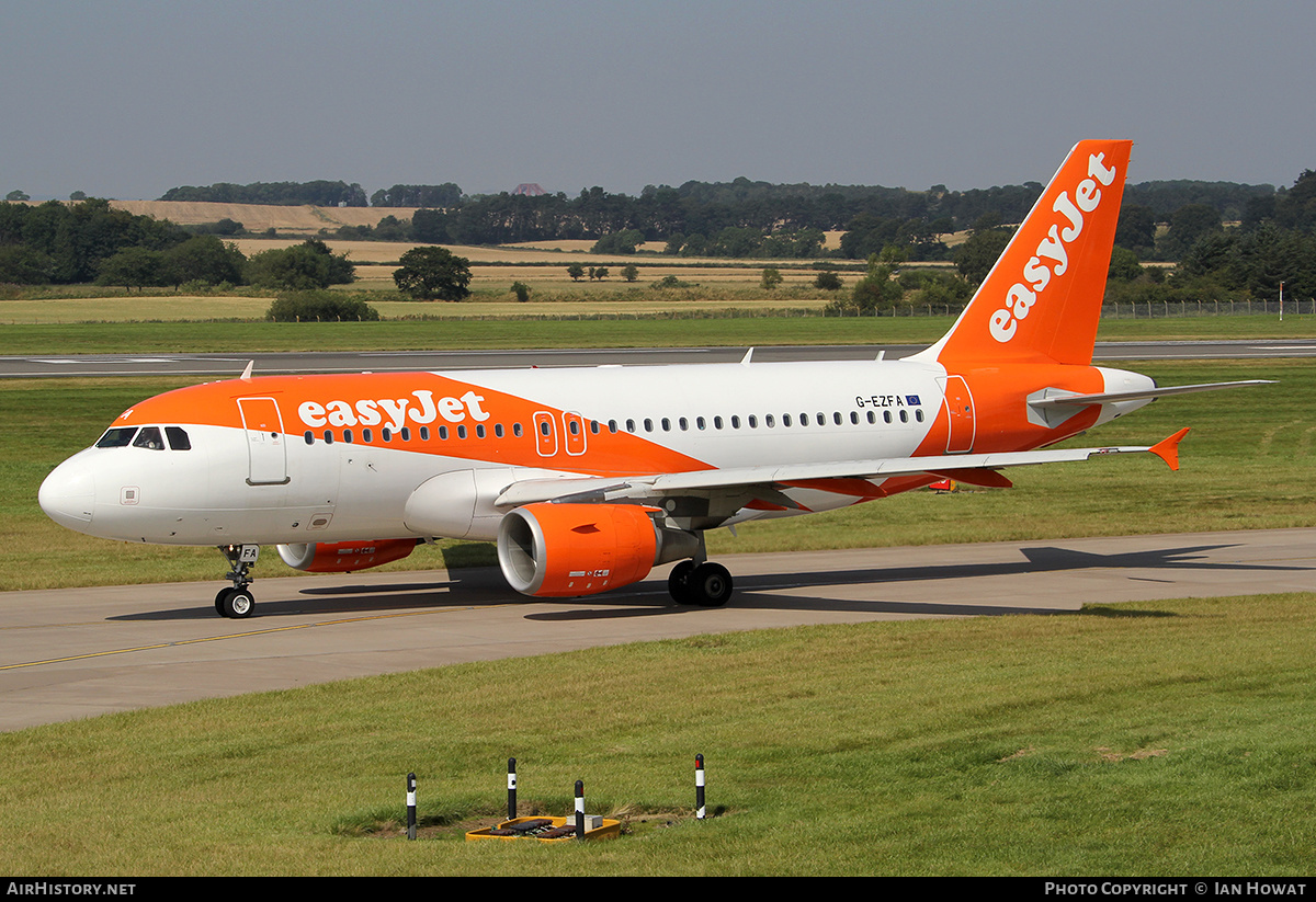 Aircraft Photo of G-EZFA | Airbus A319-111 | EasyJet | AirHistory.net #230806