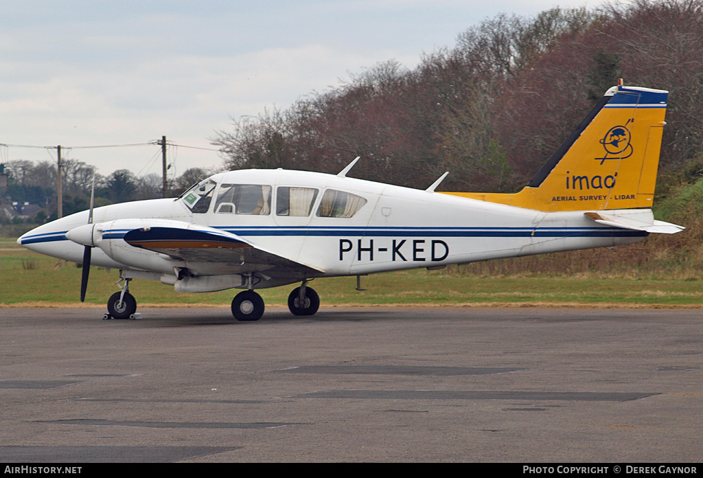 Aircraft Photo of PH-KED | Piper PA-23-250 Aztec E | IMAO Aerial Survey-Lidar | AirHistory.net #230817