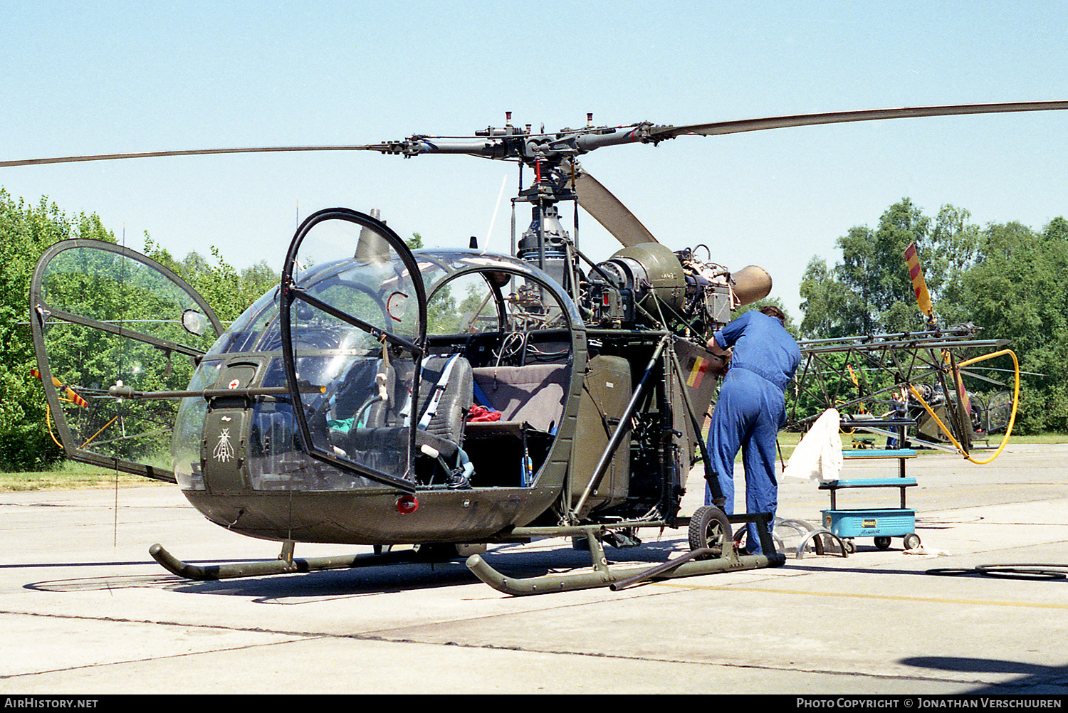 Aircraft Photo of A43 | Sud SA-318C Alouette II | Belgium - Army | AirHistory.net #230822