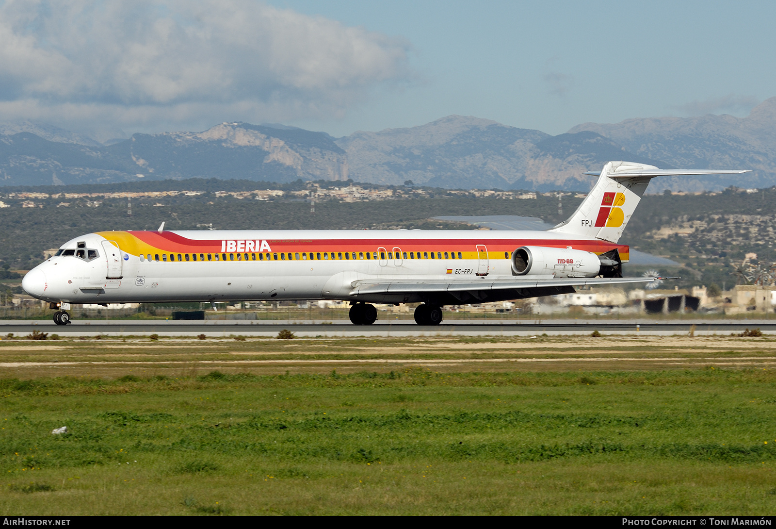 Aircraft Photo of EC-FPJ | McDonnell Douglas MD-88 | Iberia | AirHistory.net #230823
