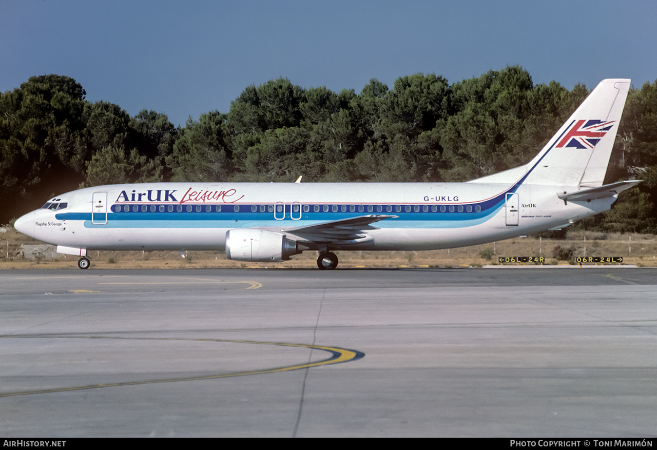 Aircraft Photo of G-UKLG | Boeing 737-42C | Air UK Leisure | AirHistory.net #230825