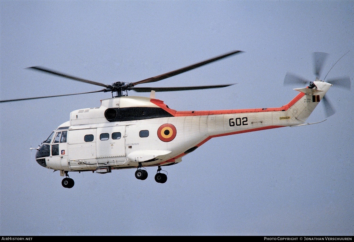 Aircraft Photo of G02 | Aerospatiale SA-330L Puma | Belgium - Gendarmerie/Rijkswacht | AirHistory.net #230870