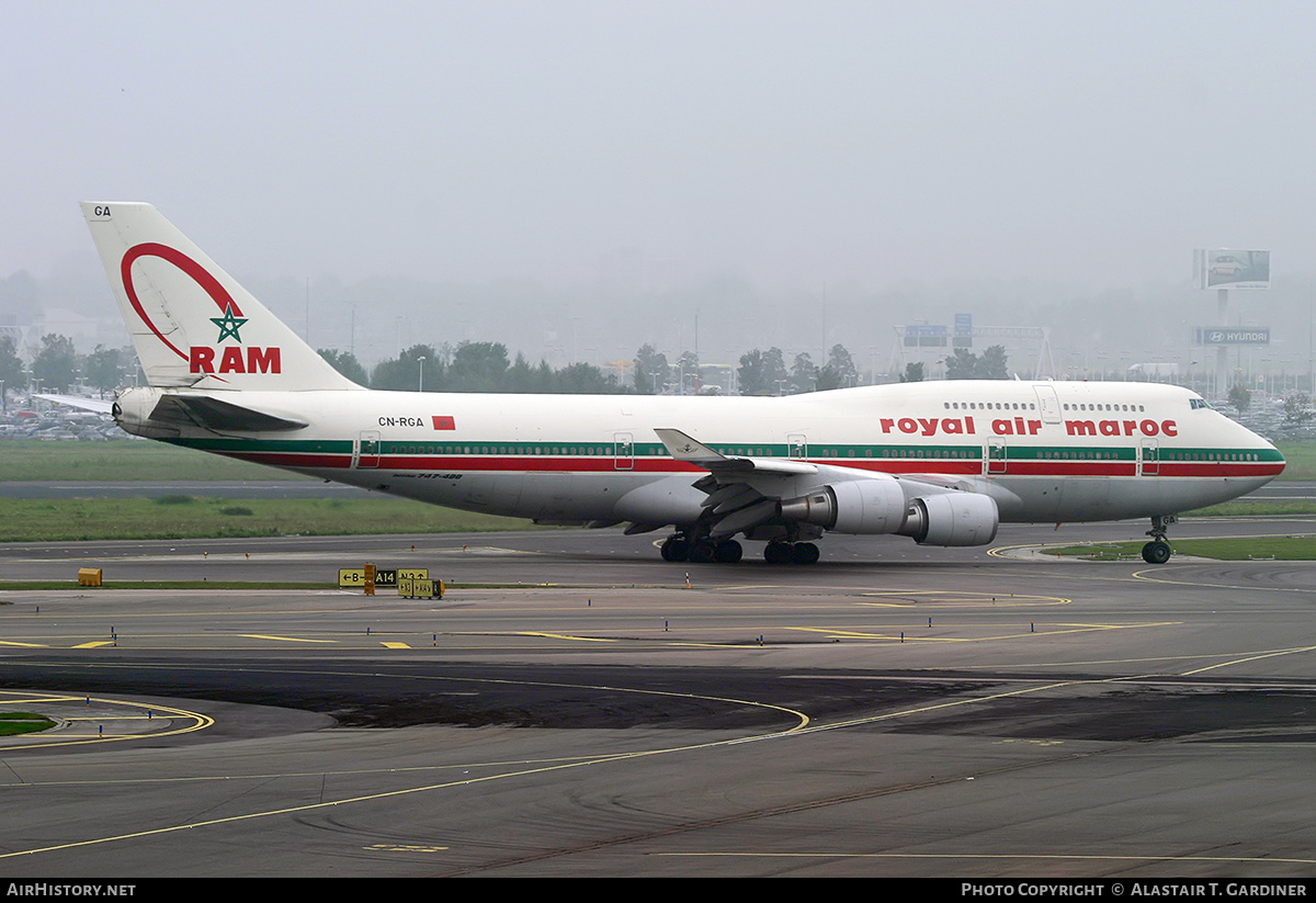 Aircraft Photo of CN-RGA | Boeing 747-428 | Royal Air Maroc - RAM | AirHistory.net #230885