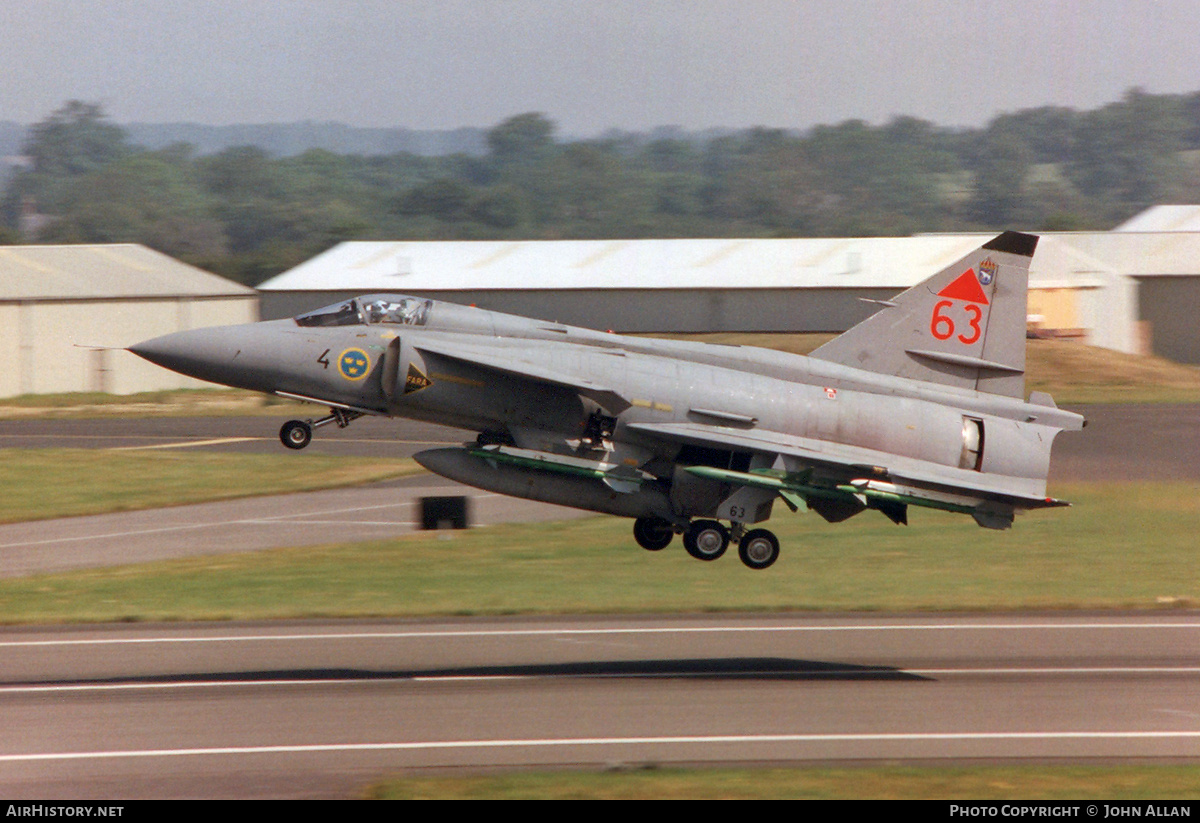 Aircraft Photo of 37393 | Saab JA37C Viggen | Sweden - Air Force | AirHistory.net #230906