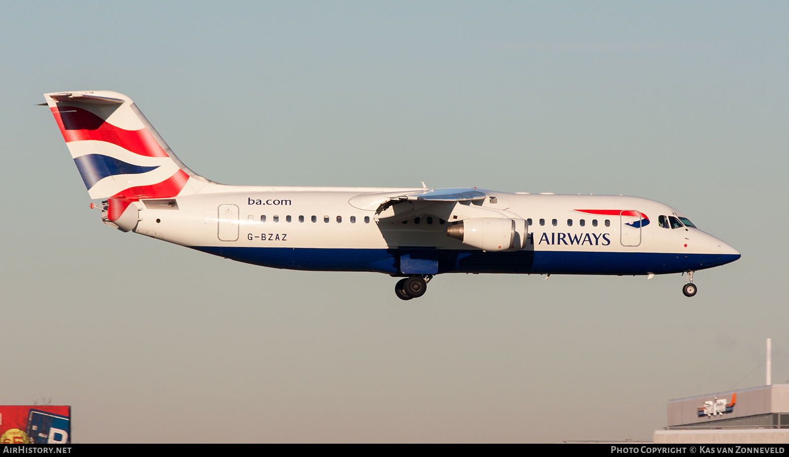 Aircraft Photo of G-BZAZ | BAE Systems Avro 146-RJ100 | British Airways | AirHistory.net #230923