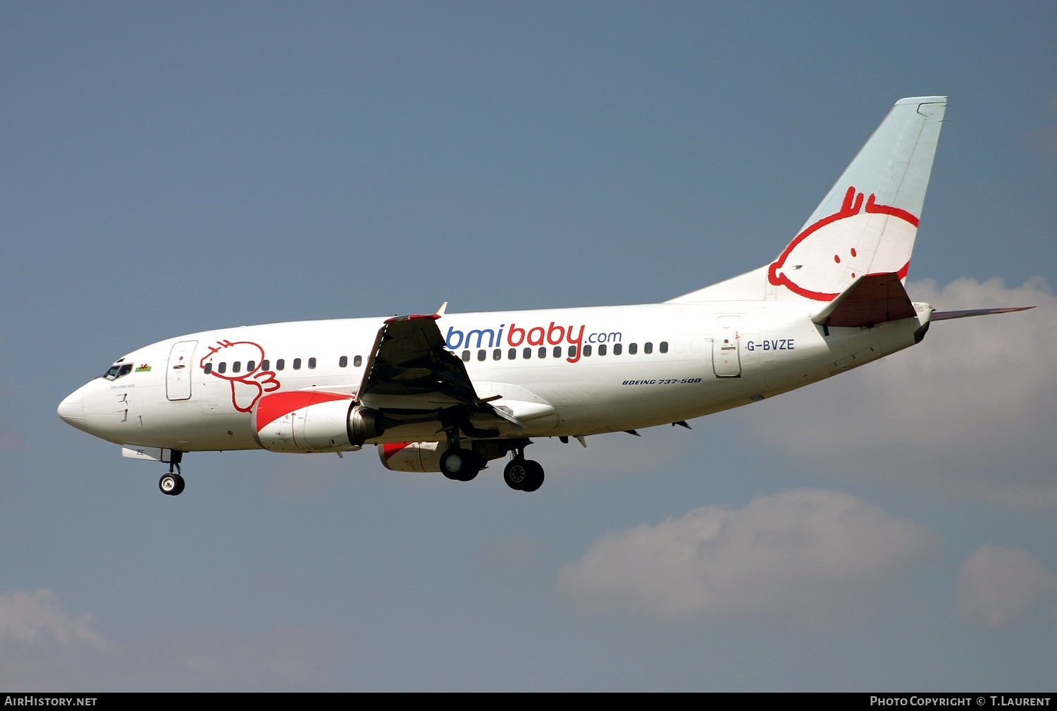 Aircraft Photo of G-BVZE | Boeing 737-59D | Bmibaby | AirHistory.net #230925