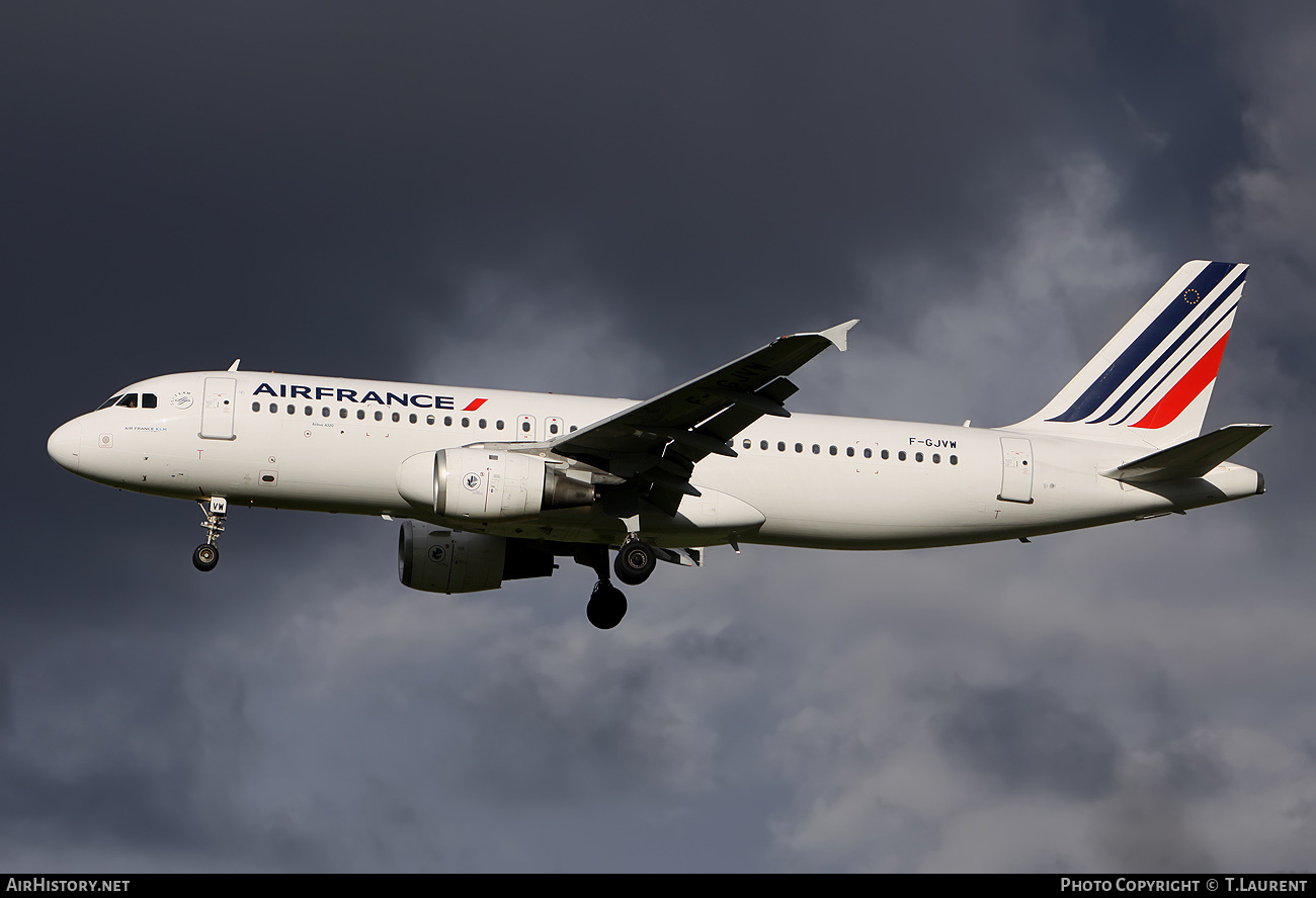 Aircraft Photo of F-GJVW | Airbus A320-211 | Air France | AirHistory.net #230927