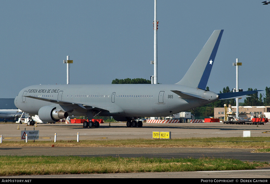 Aircraft Photo of 985 | Boeing 767-3Y0/ER | Chile - Air Force | AirHistory.net #230930