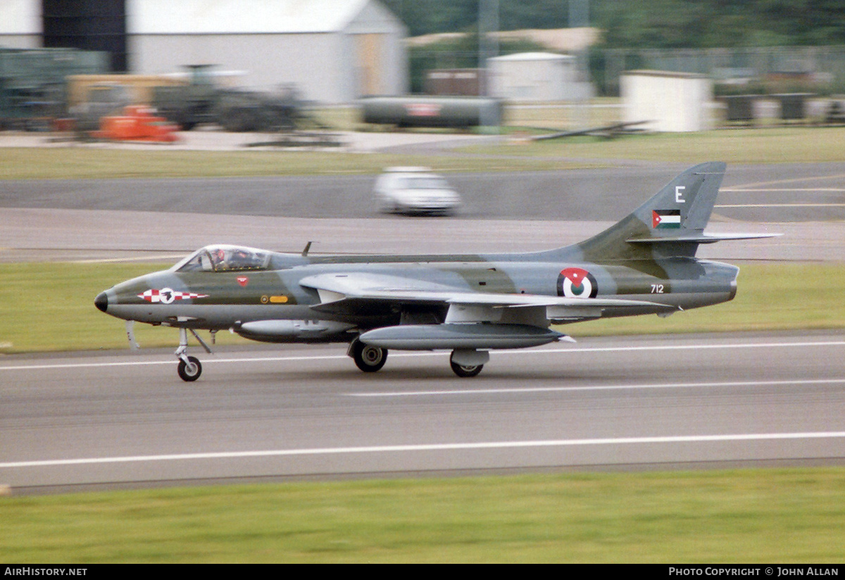 Aircraft Photo of G-BWKC / 712 | Hawker Hunter F58 | Jordan - Air Force | AirHistory.net #230953