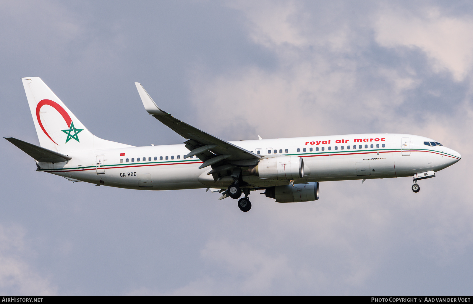 Aircraft Photo of CN-ROC | Boeing 737-8B6 | Royal Air Maroc - RAM | AirHistory.net #230965