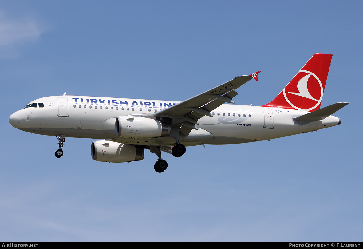 Aircraft Photo of TC-JLZ | Airbus A319-132 | Turkish Airlines | AirHistory.net #231007