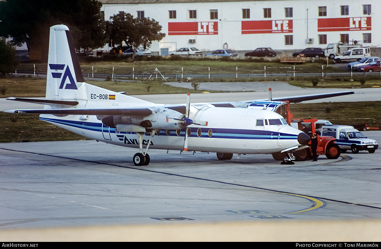 Aircraft Photo of EC-BOB | Fokker F27-600 Friendship | Aviaco | AirHistory.net #231015