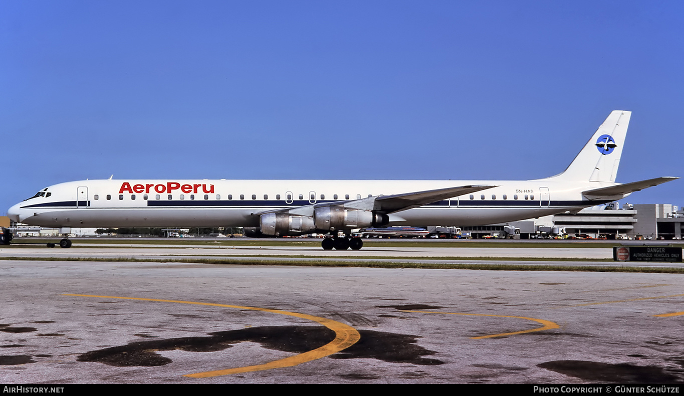 Aircraft Photo of 5N-HAS | McDonnell Douglas DC-8-61 | AeroPeru | AirHistory.net #231047