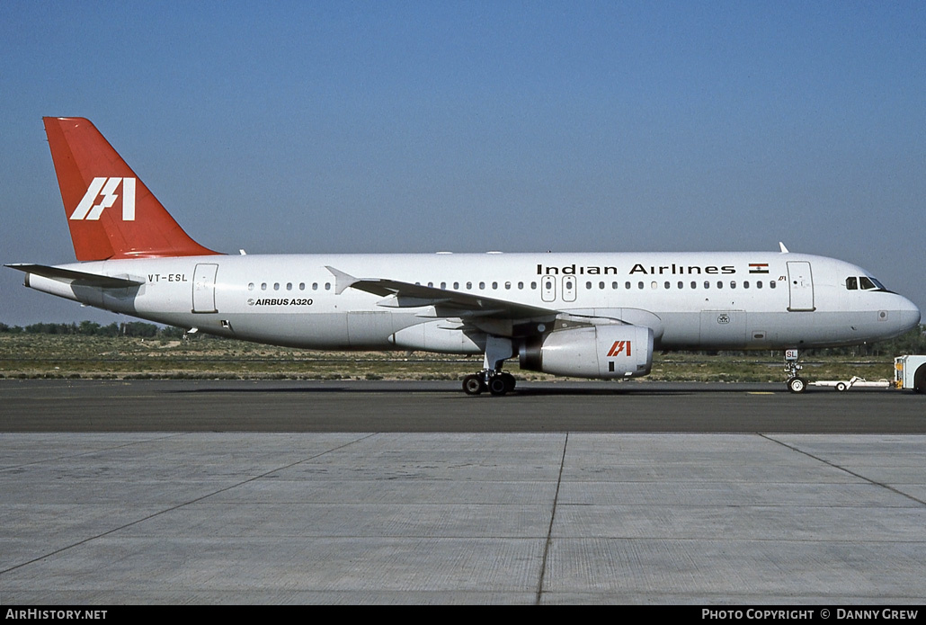 Aircraft Photo of VT-ESL | Airbus A320-231 | Indian Airlines | AirHistory.net #231063
