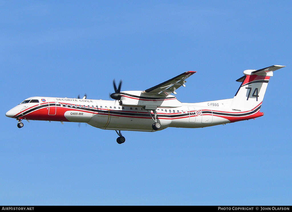 Aircraft Photo of C-FBSG | Conair DHC-8-402 Q400-MR | Sécurité Civile | AirHistory.net #231069