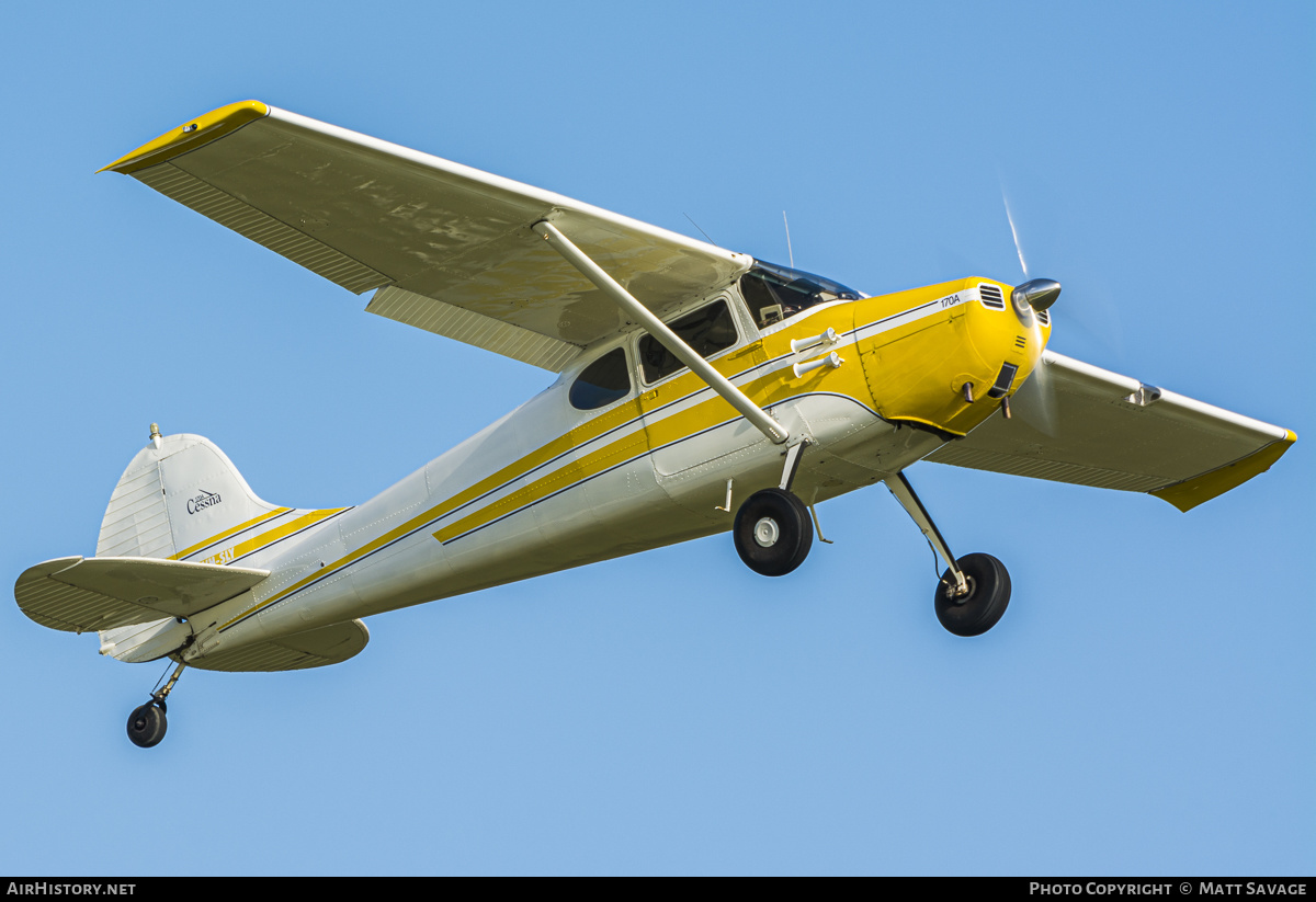 Aircraft Photo of VH-SLY | Cessna 170A | AirHistory.net #231074