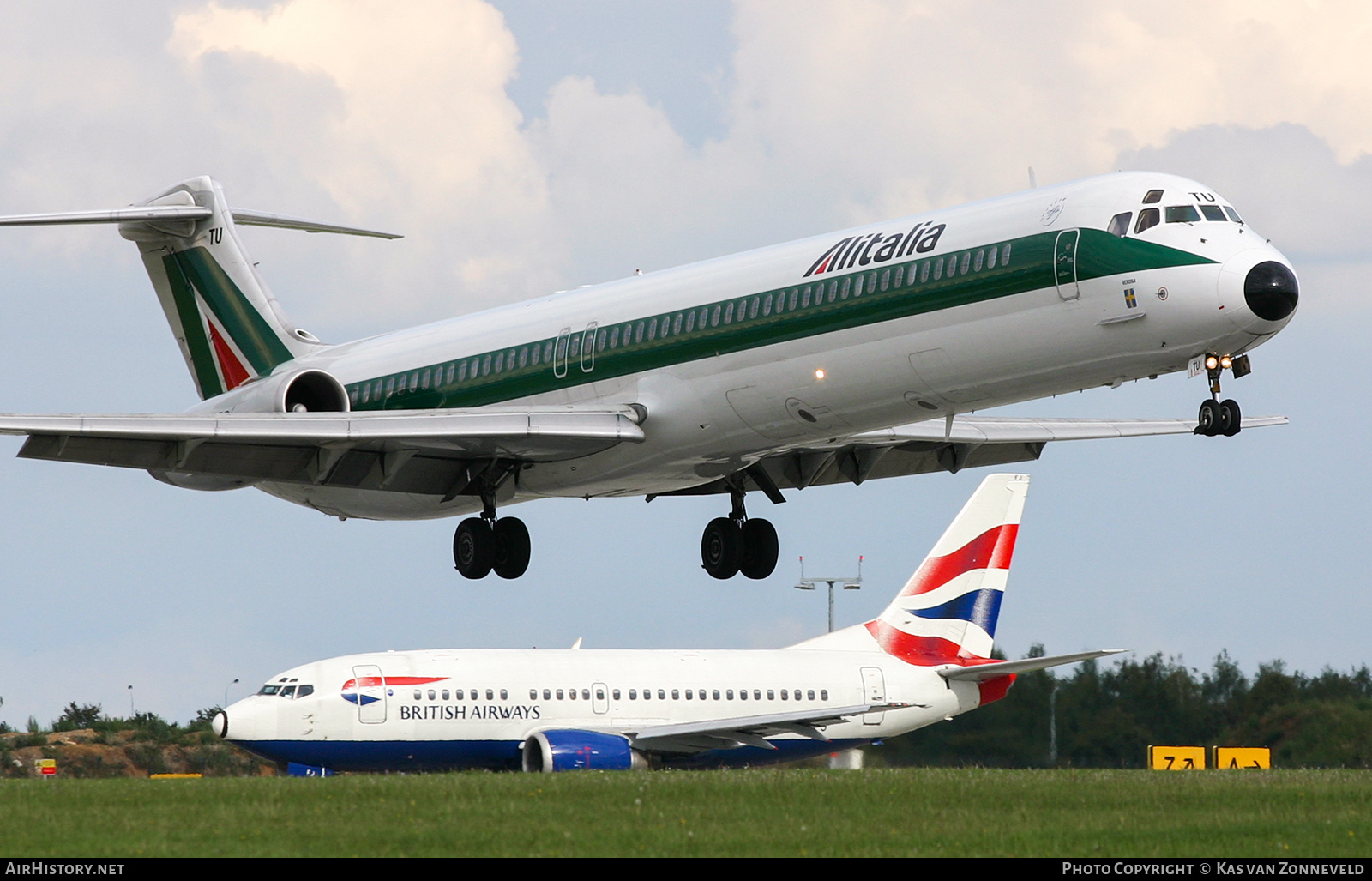 Aircraft Photo of I-DATU | McDonnell Douglas MD-82 (DC-9-82) | Alitalia | AirHistory.net #231085