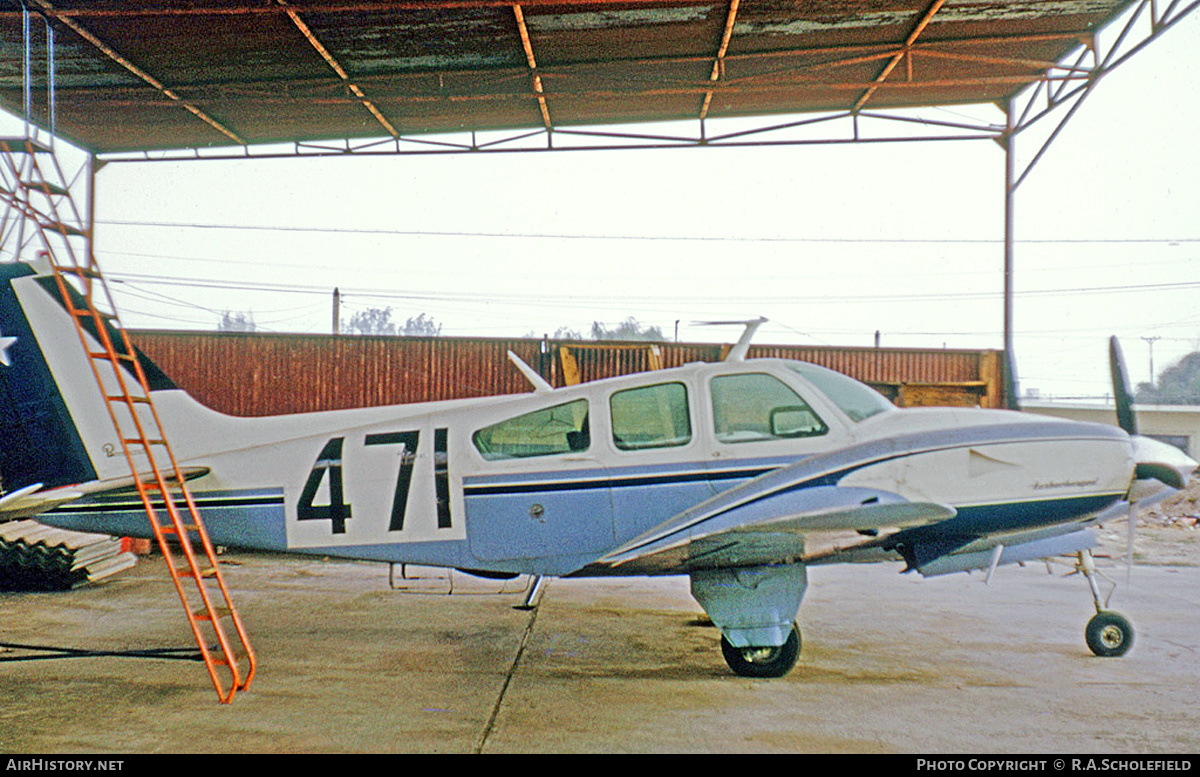 Aircraft Photo of 471 | Beech 56TC Turbo Baron | Chile - Air Force | AirHistory.net #231106