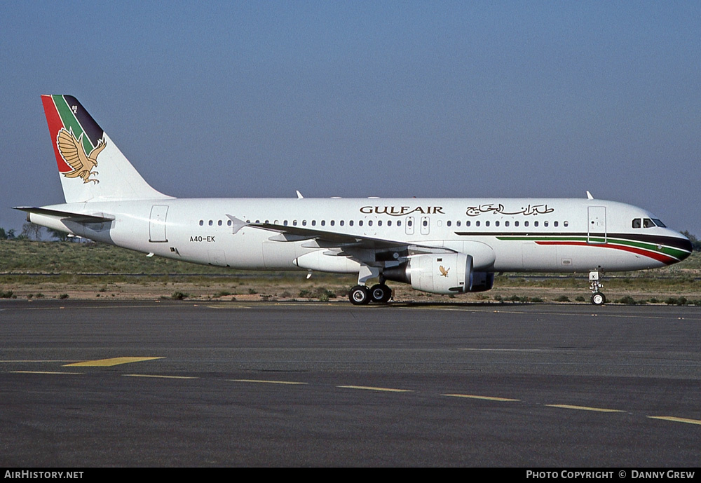 Aircraft Photo of A4O-EK | Airbus A320-212 | Gulf Air | AirHistory.net #231121