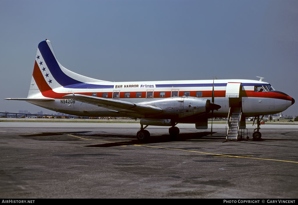 Aircraft Photo of N94208 | Convair 600 | Bar Harbor Airlines | AirHistory.net #231125