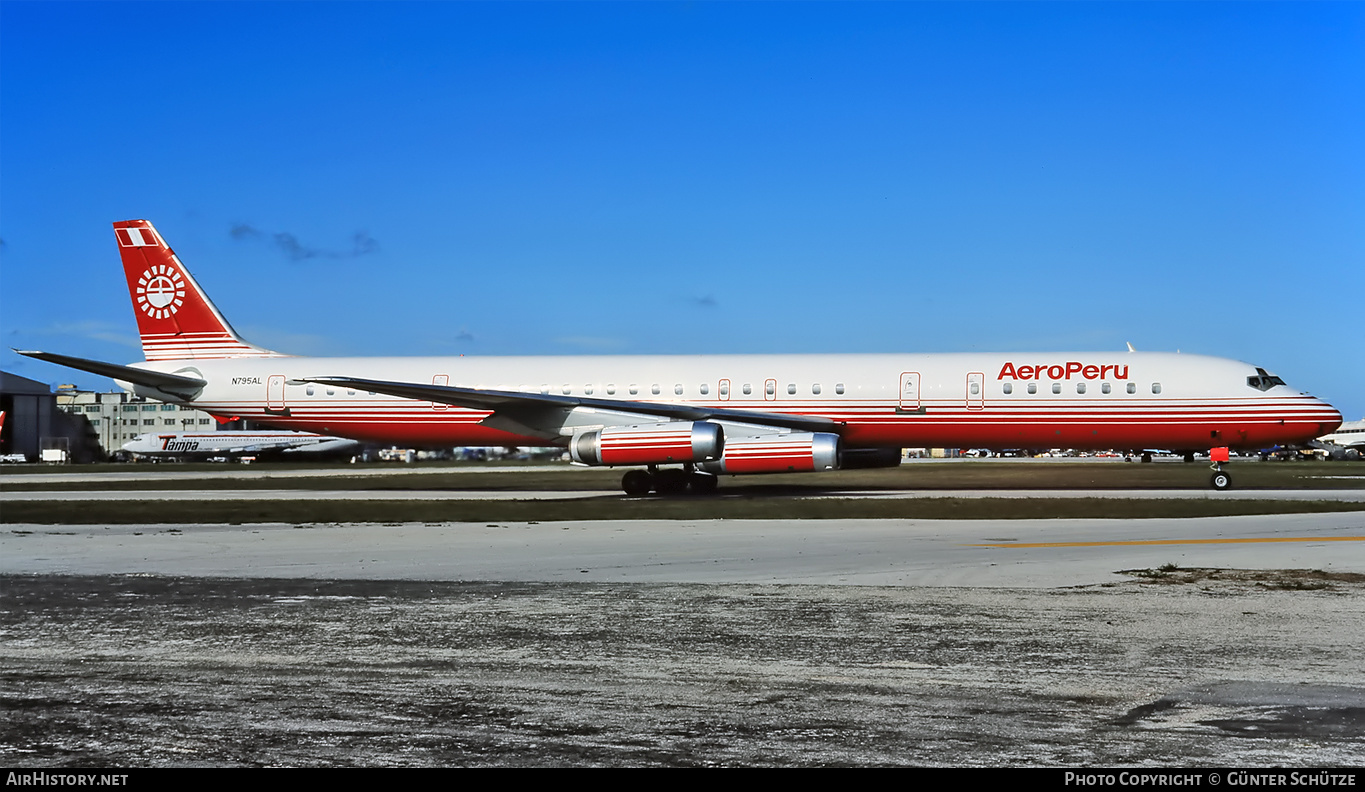 Aircraft Photo of N795AL | McDonnell Douglas DC-8-63 | AeroPeru | AirHistory.net #231130