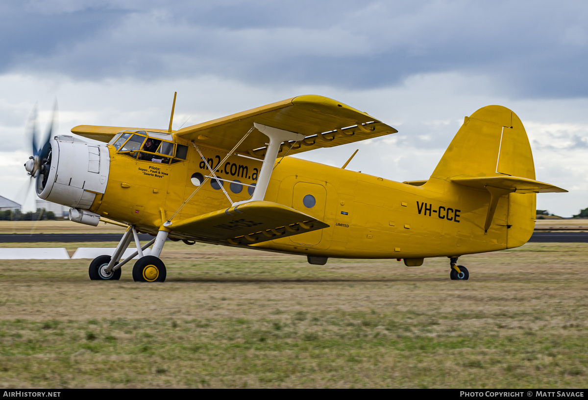 Aircraft Photo of VH-CCE | Antonov An-2TP | AirHistory.net #231142