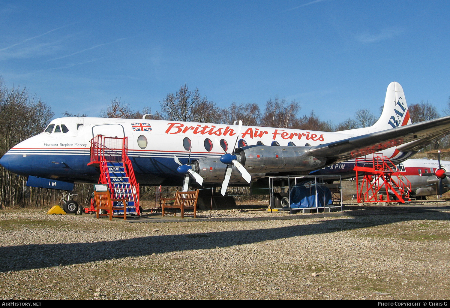 Aircraft Photo of G-APIM | Vickers 806 Viscount | British Air Ferries - BAF | AirHistory.net #231147