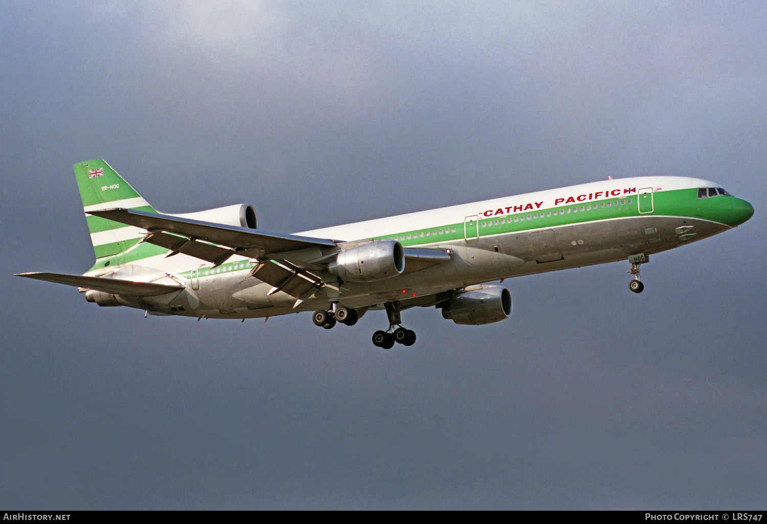Aircraft Photo of VR-HOG | Lockheed L-1011-385-1 TriStar 1 | Cathay Pacific Airways | AirHistory.net #231149