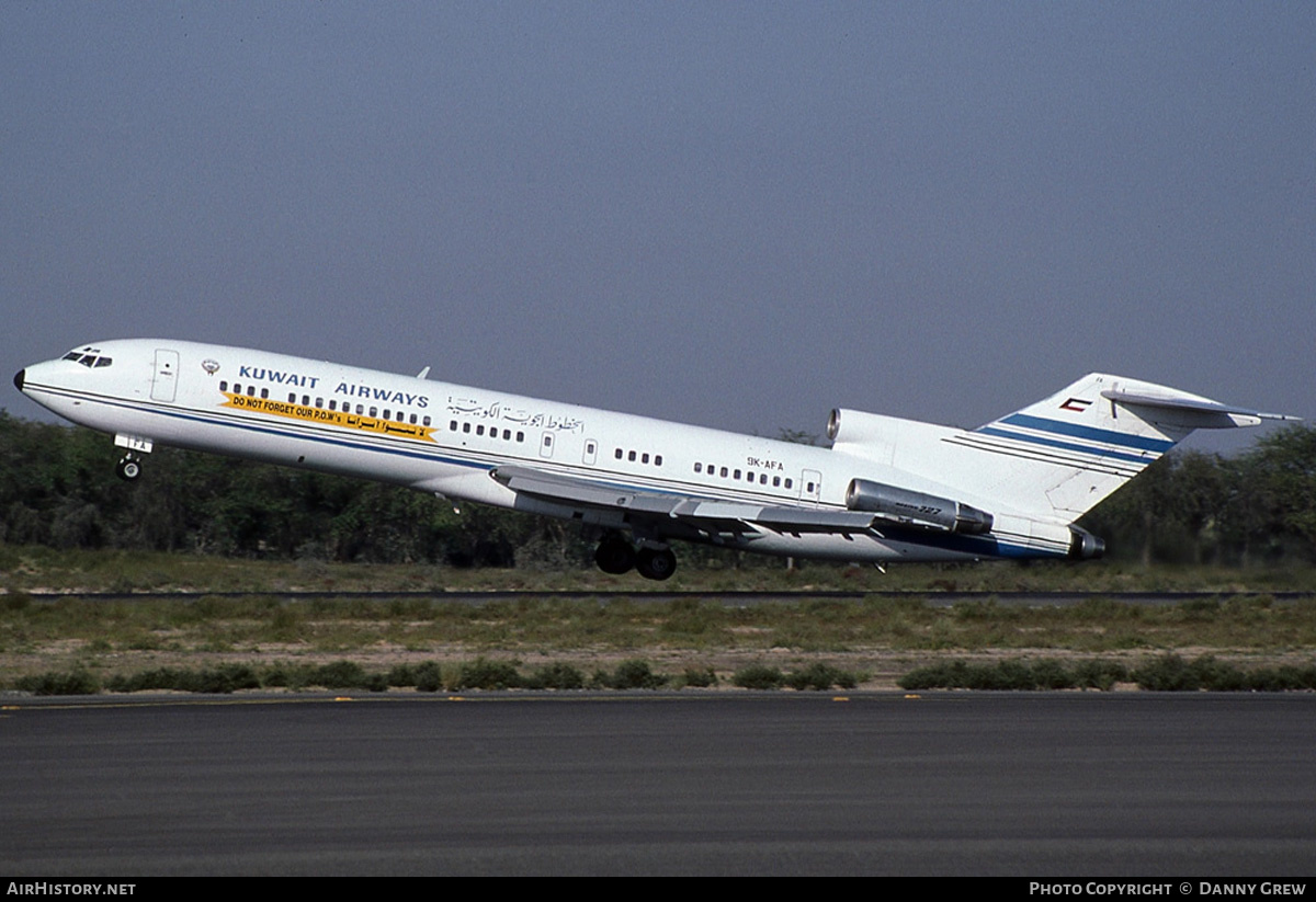 Aircraft Photo of 9K-AFA | Boeing 727-269/Adv | Kuwait Airways | AirHistory.net #231150
