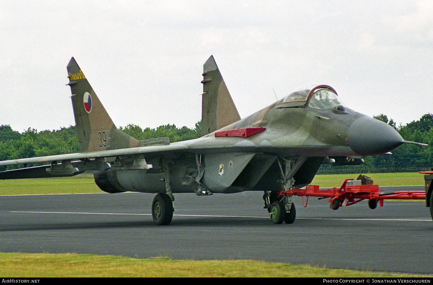 Aircraft Photo of 3911 | Mikoyan-Gurevich MiG-29A (9-12A) | Czechoslovakia - Air Force | AirHistory.net #231151